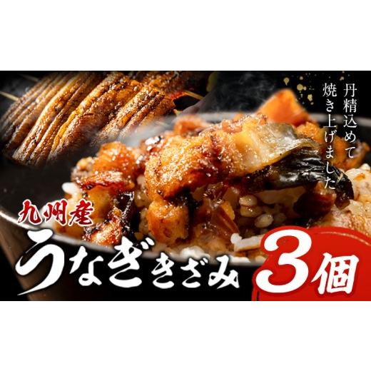 ふるさと納税 うなぎ 熊本県 御船町 九州産 うなぎきざみ 3個[30日以内に出荷予定(土日祝除く)]ウナギ 鰻 送料無料 刻みうなぎ 刻み鰻 ボイル 九州 熊本 熊…