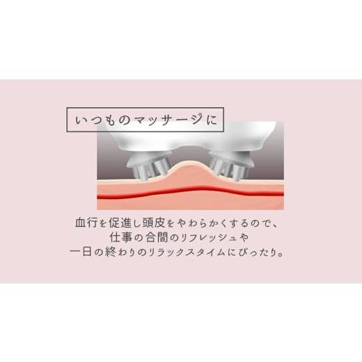 ふるさと納税 美容 茨城県 つくばみらい市 頭皮マッサージャー ブラック ヘッドマッサージ 頭皮マッサージ リフトケア 頭皮ケア 頭皮エステ 電動頭皮ブラシ US…の画像