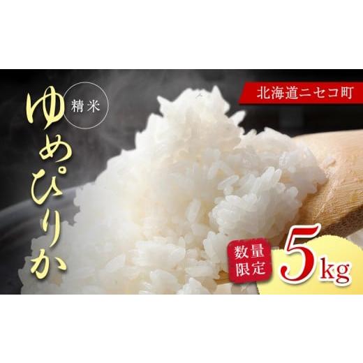 ふるさと納税 米 ゆめぴりか 北海道 ニセコ町 北海道ニセコ町産 ゆめぴりか 精米 5kg [数量限定] 02039