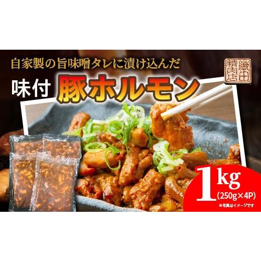 ふるさと納税 豚肉 ホルモン 佐賀県 多久市 味付き 豚ホルモン _b-495