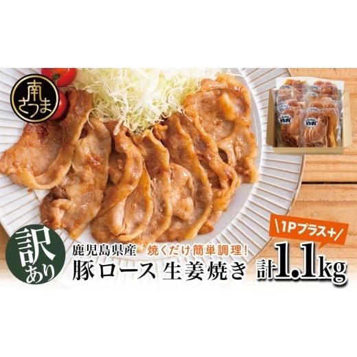 ふるさと納税 豚肉 炒め物 鹿児島県 南さつま市 訳あり 鹿児島県産豚ロース 生姜焼き 100g×11P(計1.1kg) 豚肉 ロース 小分け 惣菜 おかず 弁当 味付け ご…