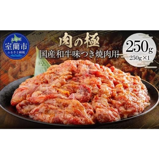ふるさと納税 牛肉 焼肉・バーベキュー 北海道 室蘭市 国産和牛味つき焼肉用 250g (250g×1) ふるさと納税 人気 おすすめ ランキング 肉 牛肉 和牛 国産和牛 …