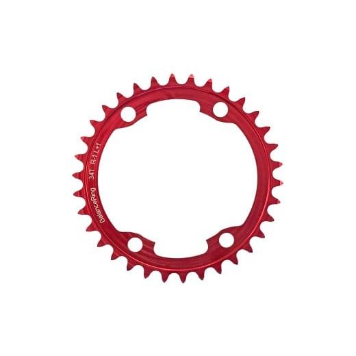 ふるさと納税 自転車 三重県 伊勢市 1987 バランスリング 34T R-1 L+1 赤 楕円ギア 楕円ギヤ バロックギヤ バロックギア ヒルクライム バイオペース Ro…