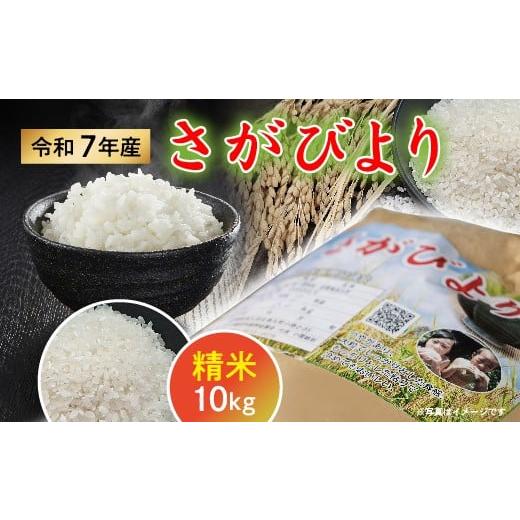 ふるさと納税 米 さがびより 佐賀県 多久市 令和7年産 さがびより 精米 白米 10kg (10kg×1袋) 数量限定 _d-90