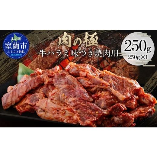 ふるさと納税 牛肉 焼肉・バーベキュー 北海道 室蘭市 牛ハラミ味つき焼肉用 250g (250g×1) ふるさと納税 人気 おすすめ ランキング 肉 牛肉 牛ハラミ 牛 ハ…