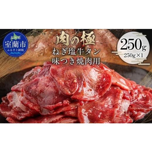 ふるさと納税 牛肉 焼肉・バーベキュー 北海道 室蘭市 ねぎ塩牛タン味つき焼肉用 250g (250g×1) ふるさと納税 人気 おすすめ ランキング 肉 牛肉 牛タン 牛 …