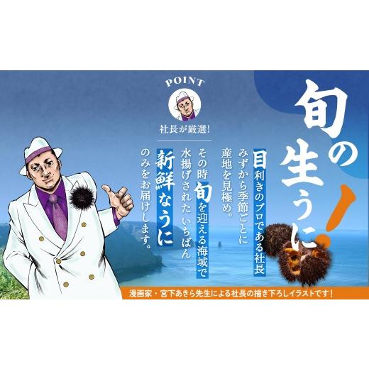 ふるさと納税 ウニ 北海道 浜中町 プロ厳選 最高級折うに(極)宮下