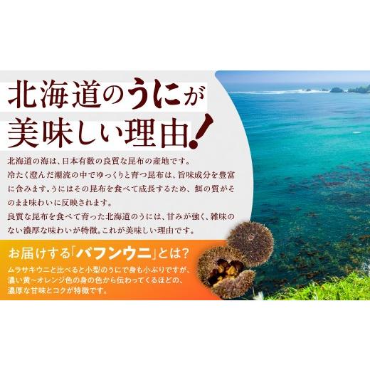 ふるさと納税 ウニ 北海道 浜中町 プロ厳選 最高級折うに(極)宮下