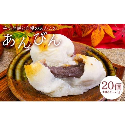 ふるさと納税 和菓子 もち菓子 千葉県 南房総市 杵つき餅と自慢のあんこの「あんびん（こし餡）」20個 mi0002-0014 ヒメノモチ スイーツ 和菓子 お菓子 お餅 …の画像