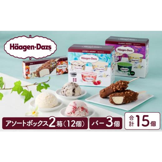 ふるさと納税 菓子 アイス 北海道 浜中町 ハーゲンダッツ バラエティセット(アソート&バー3本) アイス スイーツ デザート_H0026-027 アソート2箱+バー3個 …