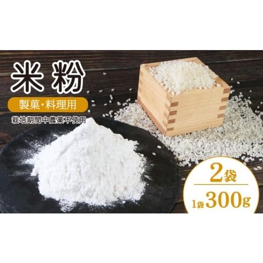 ふるさと納税 米 徳島県 吉野川市 米粉 国産 製菓 料理用 2袋 (1袋 300g) 栽培期間中 農薬不使用 化学肥料不使用 米 こめ粉 小分け お手軽 家族 ギフト 自然…