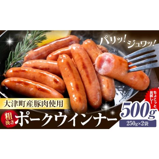 ふるさと納税 肉 ソーセージ 熊本県 大津町 ウインナー 粗挽き ポーク ウインナー 500g ソーセージ [3-7日以内に出荷予定(土日祝除く)]九州産 豚肉 熊本県 …