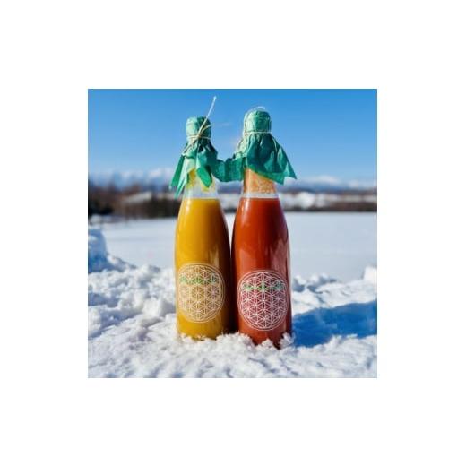 ふるさと納税 野菜類 ジュース 北海道 富良野市 完熟ミニトマト100%ストレートジュース 北海道富良野市産 720ml×2本 1704457