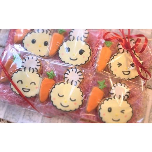 ふるさと納税 焼菓子・チョコレート クッキー 埼玉県 朝霞市 アイシングクッキー6個セット/朝霞市キャラクターぽぽたん