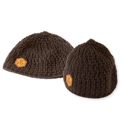 ふるさと納税 小物 帽子 長野県 白馬村 DSP ビーニー /長野県白馬村 手編み フリーサイズ ニット帽 帽子 ハンドメイド ブラウン P0560708_BR カラー:ブラウ…