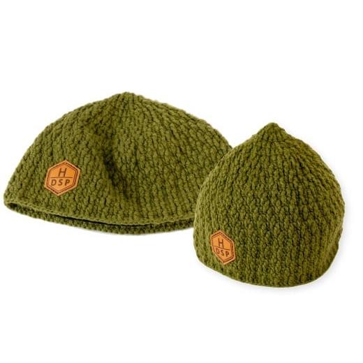 ふるさと納税 小物 帽子 長野県 白馬村 DSP ビーニー /長野県白馬村 手編み フリーサイズ ニット帽 帽子 ハンドメイド グリーン P0560708_GR カラー:グリー…