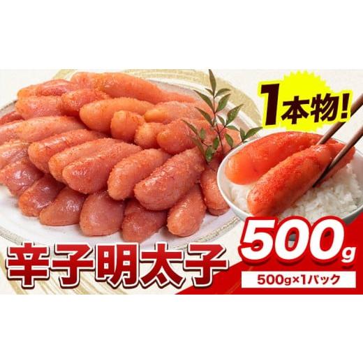 ふるさと納税 魚貝類 明太子 福岡県 小竹町 リリース記念品 明太子 辛子明太子 1本物 冷凍 500g [1月出荷] 明太子 海鮮 小分け 簡易包装 めんたいこ ギフト…