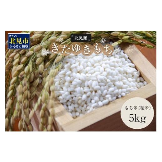 ふるさと納税 米・パン もち米 北海道 北見市 2026年2月中お届け 令和7年産 北海道産きたゆきもち 精白米 5kg ( 米 お米 モチ米 もち米 赤飯 ぼたもち おはぎ…