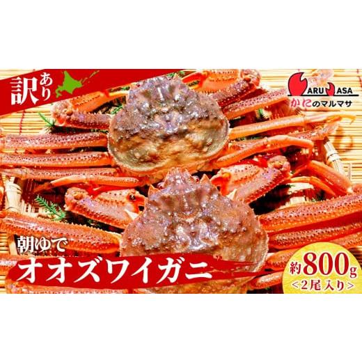 ふるさと納税 カニ 北海道 千歳市 北海道産 朝ゆで 訳ありオオズワイガニ 800g詰 道産品 オオズワイ ズワイガニ ずわい蟹 カニ 蟹 規格外品 不揃い 訳アリ 訳…