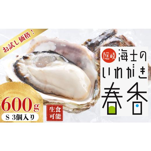 ふるさと納税 牡蠣 生牡蠣 島根県 海士町 まずはお試しで 真牡蠣より肉厚 いわがき春香 Sサイズ 3個|満足度LL級の岩牡蠣(生食可) 2026年 3月中旬以降順次お…