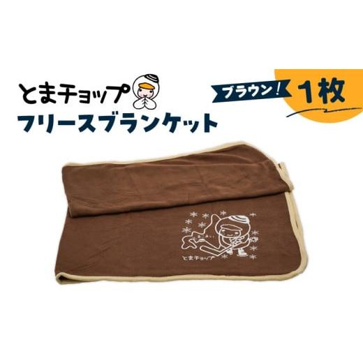 ふるさと納税 タオル・寝具 毛布 北海道 苫小牧市 フリースブランケット(ブラウン) T042-025-03 (3)ブラウン