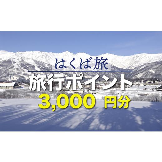 ふるさと納税 旅行 長野県 白馬村 はくば旅ポイント 3,000円分/長野県 白馬村 旅行 トラベル 旅 観光 宿泊 選べる 宿 ホテル 旅館 ポイント 3,000円分 有効期…
