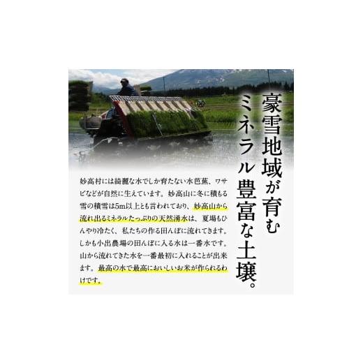 ふるさと納税 米 新潟県 妙高市  2026年5月中旬発送 令和7年産 新潟県妙高産つきあかり20kg 2026年5月中旬発送の画像