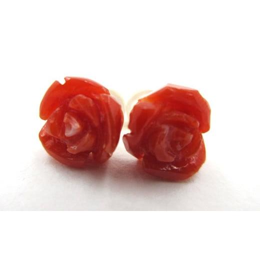 ふるさと納税 アクセサリー ピアス 高知県 宿毛市 ピアス サンゴ バラ 珊瑚 土佐沖血赤珊瑚 アクセサリー ジュエリー K18 天然 記念日 誕生日 ギフト 母の日 …