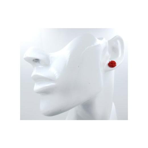 ふるさと納税 アクセサリー ピアス 高知県 宿毛市 ピアス 珊瑚 サンゴ K18 バラ 花 土佐沖血赤珊瑚長径約10〜11mmバラK18ピアス(fpi-87) 珊瑚 コーラル アク…