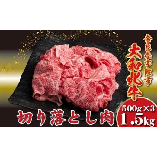 ふるさと納税 牛肉 セット 奈良県 宇陀市 冷凍 大和牝牛 切り落とし肉 500g×3 (合計1.5kg)/太田家 和牛 牛肉 焼肉 お弁当 バーベキュー アウトドア キャ…