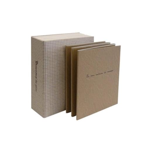 ふるさと納税 雑貨・日用品 奈良県 安堵町 ミニョン/ブラウン(L判) 1703882