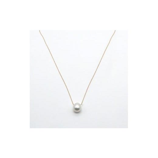 ふるさと納税 アクセサリー ネックレス 愛知県 長久手市 SCE-N-11 CERCA 南洋パールネックレス(ミディアム)10KYG[ パール ネックレス フォーマル アクセサ…