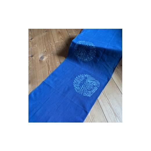 ふるさと納税 小物 奈良県 天理市 藍染めてぬぐい「tenri」 1695421