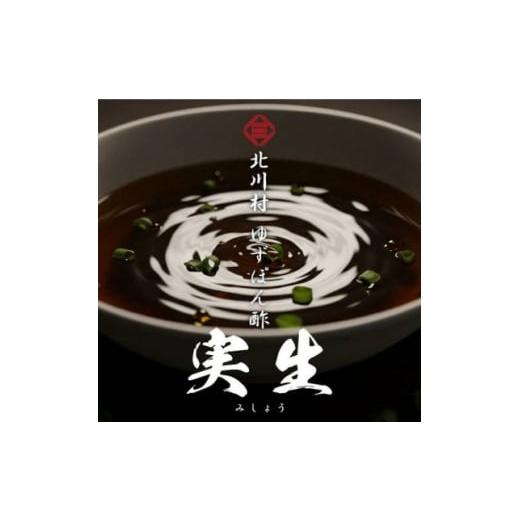 ふるさと納税 たれ・ドレッシング・酢 ポン酢 高知県 北川村 北川村ゆずぽん酢「実生」300ml×3本 1704198