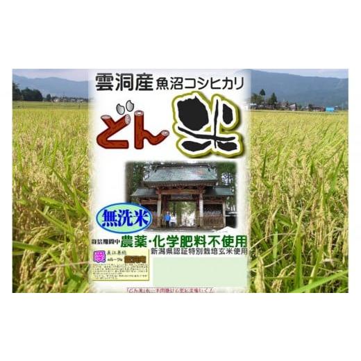 ふるさと納税 米 コシヒカリ 新潟県 南魚沼市 南魚沼産「どん米」無洗米３升（4.5kg)　ちょっと うるさいよ 炊き方_1