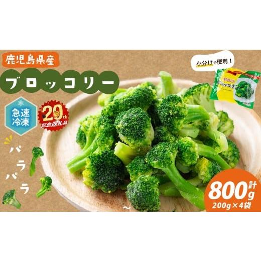 ふるさと納税 野菜類 鹿児島県 志布志市 志布志市制20周年記念 鹿児島県産 冷凍ブロッコリー 計800g (200g×4袋) ブロッコリー 野菜 冷凍 カット カット野菜 …
