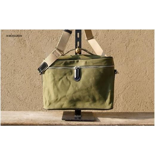 ふるさと納税 カバン ショルダーバッグ 大阪府 東大阪市 木の庄帆布 POCKET SHOULDER k-khg-ps01t-(C/#74 MOSSGREEN / モスグリーン) C/#74 MOSSGREEN…