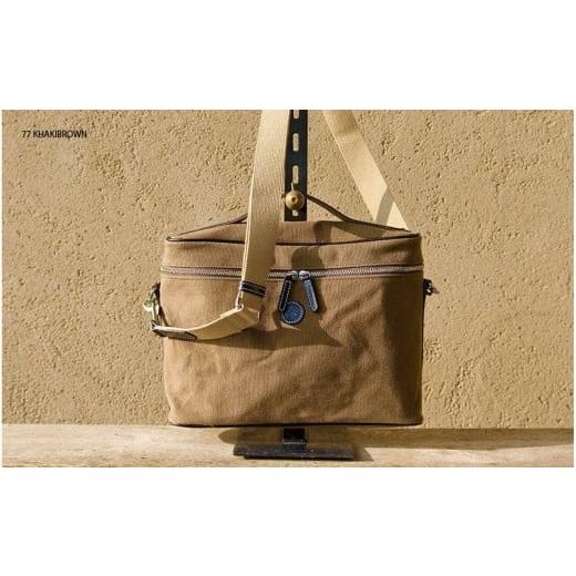 ふるさと納税 カバン ショルダーバッグ 大阪府 東大阪市 木の庄帆布 POCKET SHOULDER k-khg-ps01t-(C/#77 KHAKIBROWN / カーキブラウン) C/#77 KHAKIB…