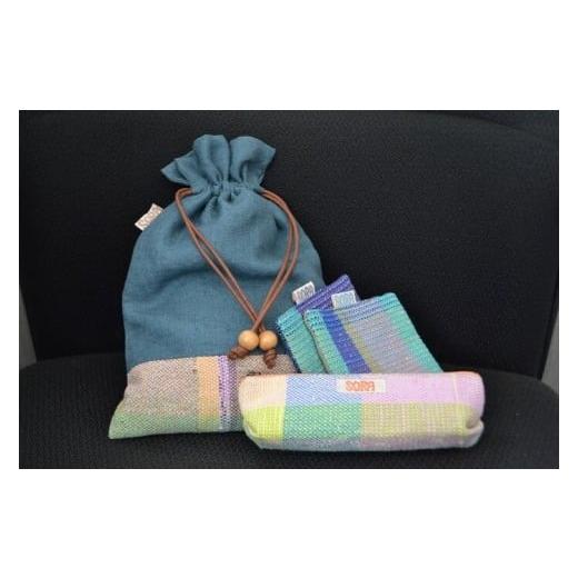 ふるさと納税 雑貨・日用品 奈良県 - 「大空の家」×お楽しみセット ( セット内容はおまかせ) | 織物 巾着 小物入れ 奈良県 平群町