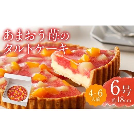 ふるさと納税 ケーキ・カステラ タルト 福岡県 志免町 あまおう苺のタルトケーキ 6号 (約18cm) 4〜6人分 洋菓子 スイーツ ケーキ あまおう タルト 苺 果物 お…