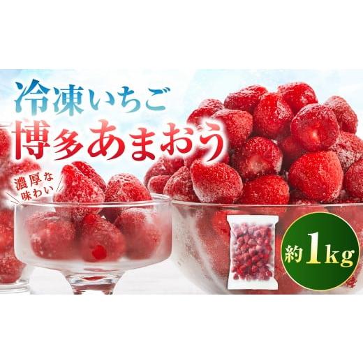 ふるさと納税 いちご 福岡県 遠賀町 やまや 濃厚な味わい 冷凍いちご 博多あまおう 1kg あまおう 苺 いちご イチゴ 冷凍苺 冷凍イチゴ 果物 くだもの フルーツ…
