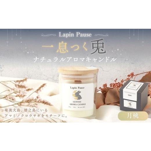 ふるさと納税 雑貨・日用品 鹿児島県 天城町 ラパンポーズ 一息つく兎 (月桃) ナチュラルアロマキャンドル|アロマキャンドル キャンドル 癒し 鹿児島県 …