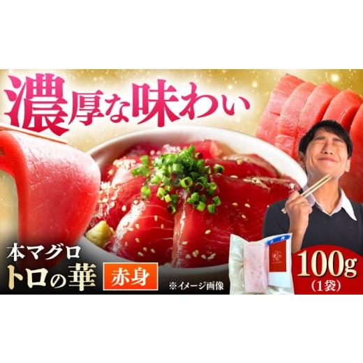ふるさと納税 マグロ 長崎県 対馬市 対馬産 本マグロ 赤身100g 対馬市 桐谷商店 トロの華 対馬 新鮮 マグロ 赤身 鮪 刺身