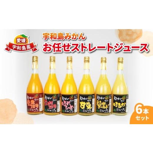 ふるさと納税 果汁飲料 みかん 愛媛県 宇和島市 みかんジュース 宇和島みかん お任せ ストレート ジュース 6本セット ワールドファーマーズ 果汁 飲料 柑橘 み…