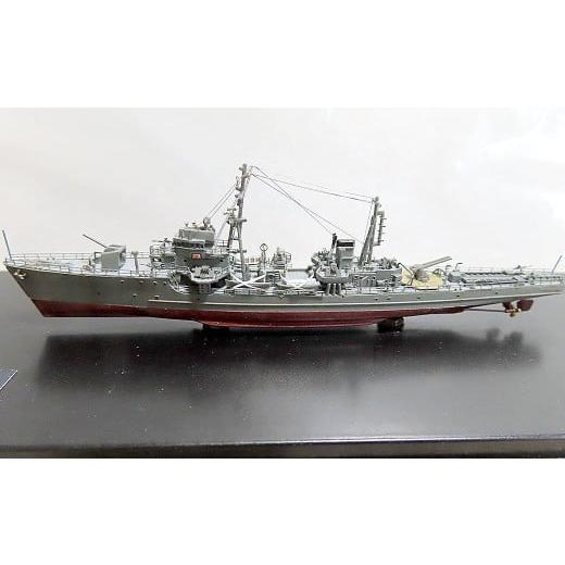 ふるさと納税 雑貨・日用品 インテリア 岡山県 奈義町 プロプラモデラーが作る 一点物 海防艦「鵜来」1/700(完成品)ピットロードベースプラモデル プラモデ…