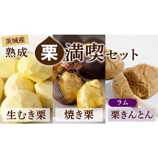 ふるさと納税 果物類 栗 茨城県 筑西市 吉原農場 の 完熟栗 熟成 栗 満喫 セット ( 栗の深雫 ラム 6個入り ) 令和7年産 栗の深雫 完熟 生むき栗 焼き栗 栗き…