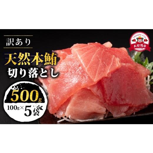 ふるさと納税 旬の鮮魚等 岩手県 大船渡市 スピード発送 天然本まぐろ 切り落とし 500g(100g×5) 訳あり 数量限定 まぐろ 刺身 さしみ 刺し身 小分け 鮮魚 ま…