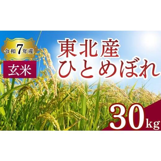 ふるさと納税 米 ひとめぼれ 宮城県 東松島市 令和7年産 ひとめぼれ 玄米 30kg × 1袋 単一原料米 ヒトメボレ 米 ご飯 ごはん おにぎり お弁当 お米 こめ 宮…