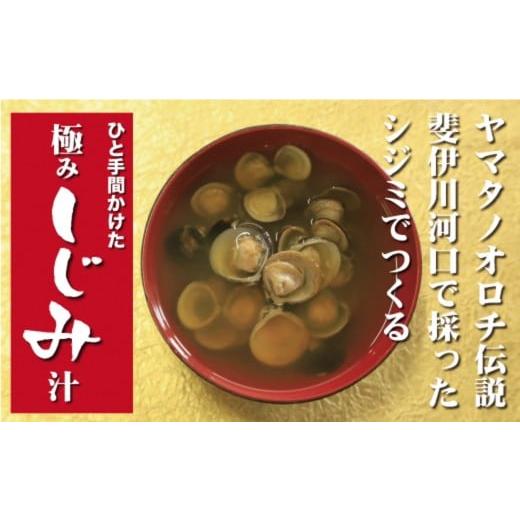 ふるさと納税 加工品等 島根県 出雲市 極み 蜆汁(しじみ汁)20食