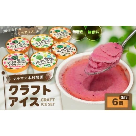 ふるさと納税 菓子 アイス 神奈川県 三浦市 マルマン木村農園クラフトアイス(6個入り) M129-001-01